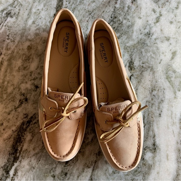 Sperry—Top-Sider Angelfish Boat Shoe, Linen Gold (Size 9.5) - Picture 2 of 10